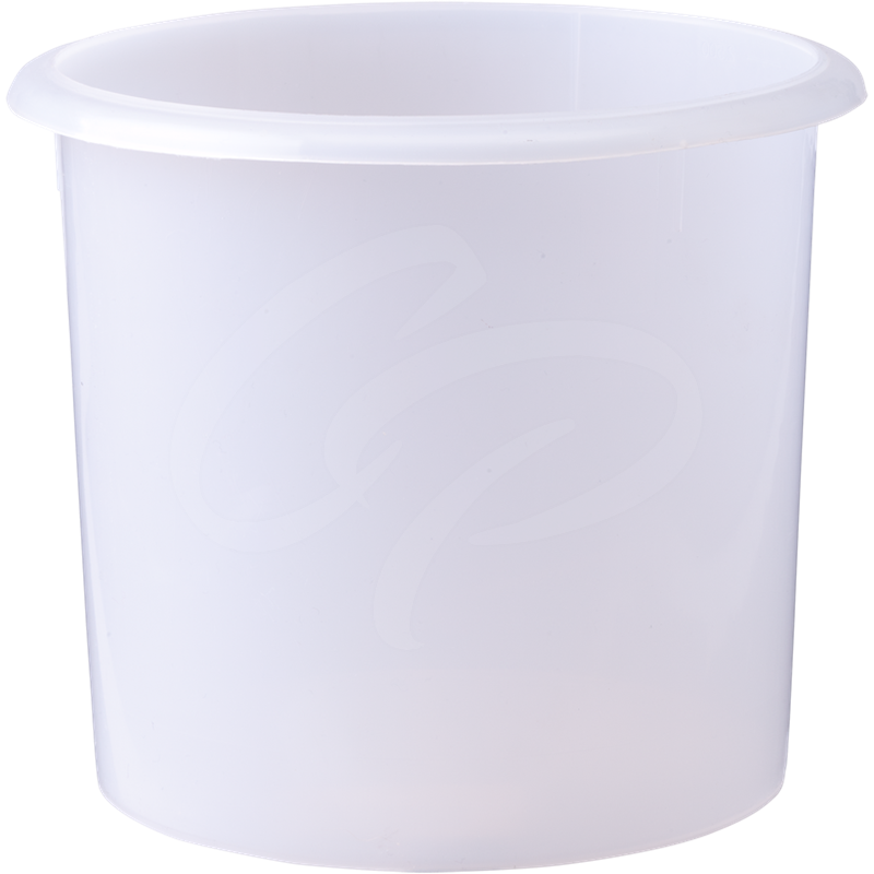 Inzetvaatje 2,5 ltr kunststof transparant