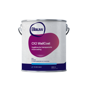 BLAUW CX2 WallCoat Transparant Mat 2,5 kg