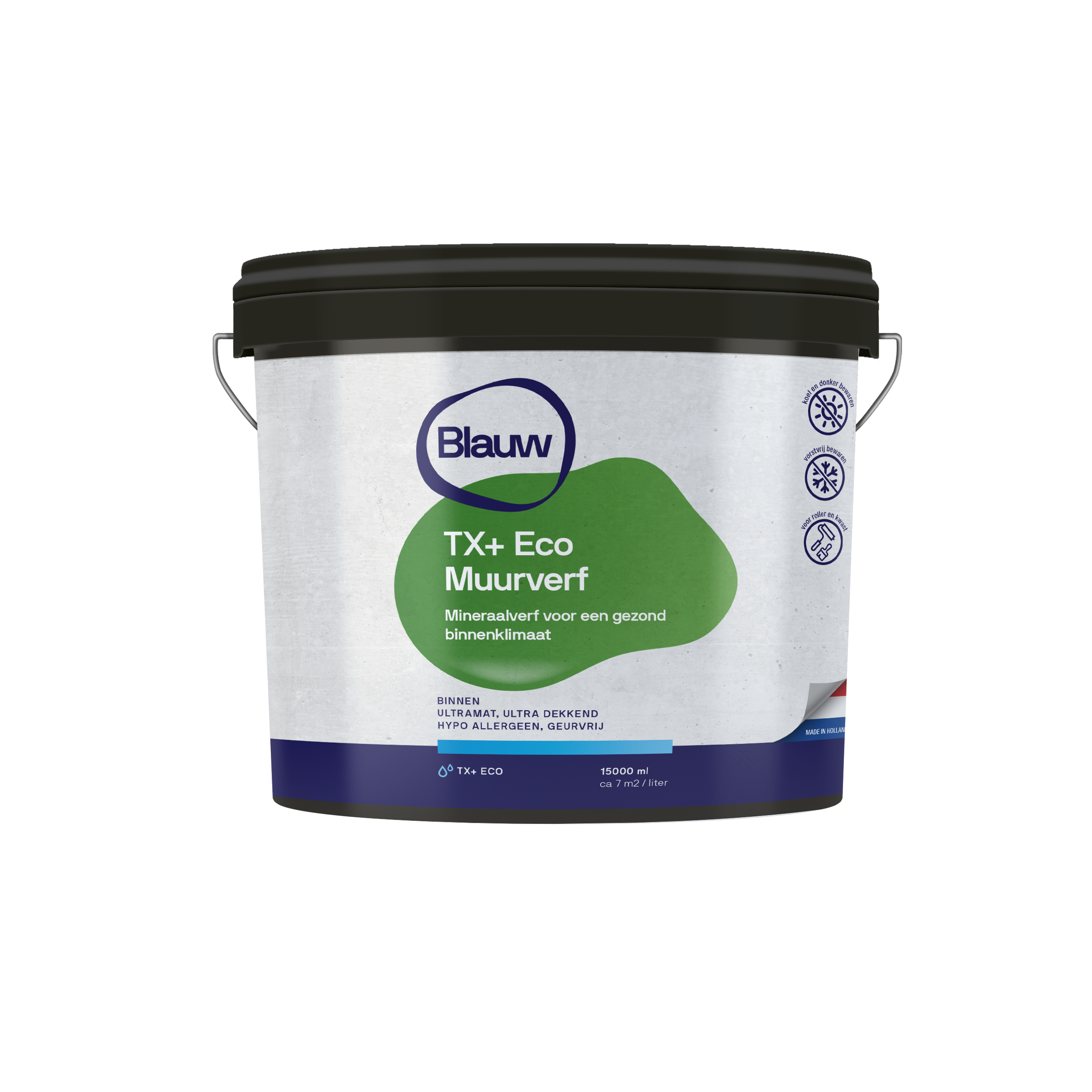 BLAUW TX+ ECO Mineraal-silicaatverf 9010/9016/9003