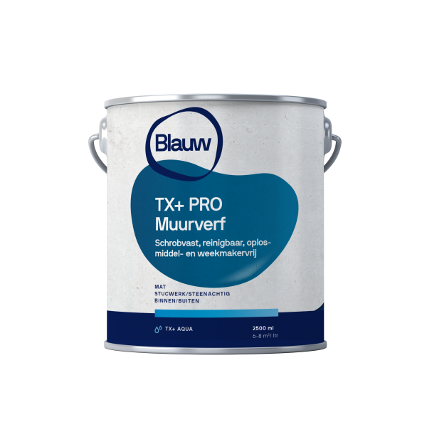 BLAUW TX+ Pro Muurverf RAL 9010/16/003