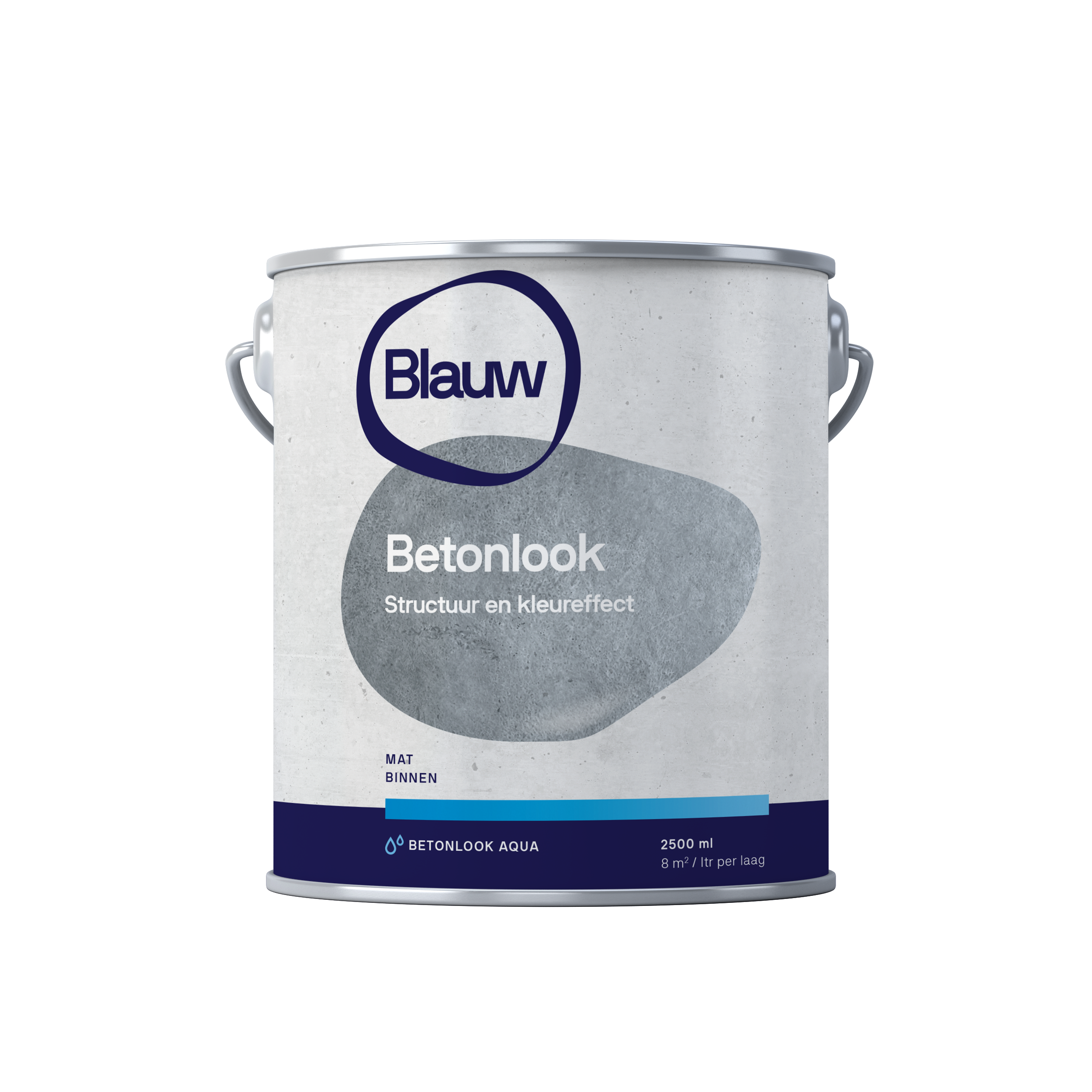 BLAUW Betonlookverf 1 BLAUW Betonlookverf