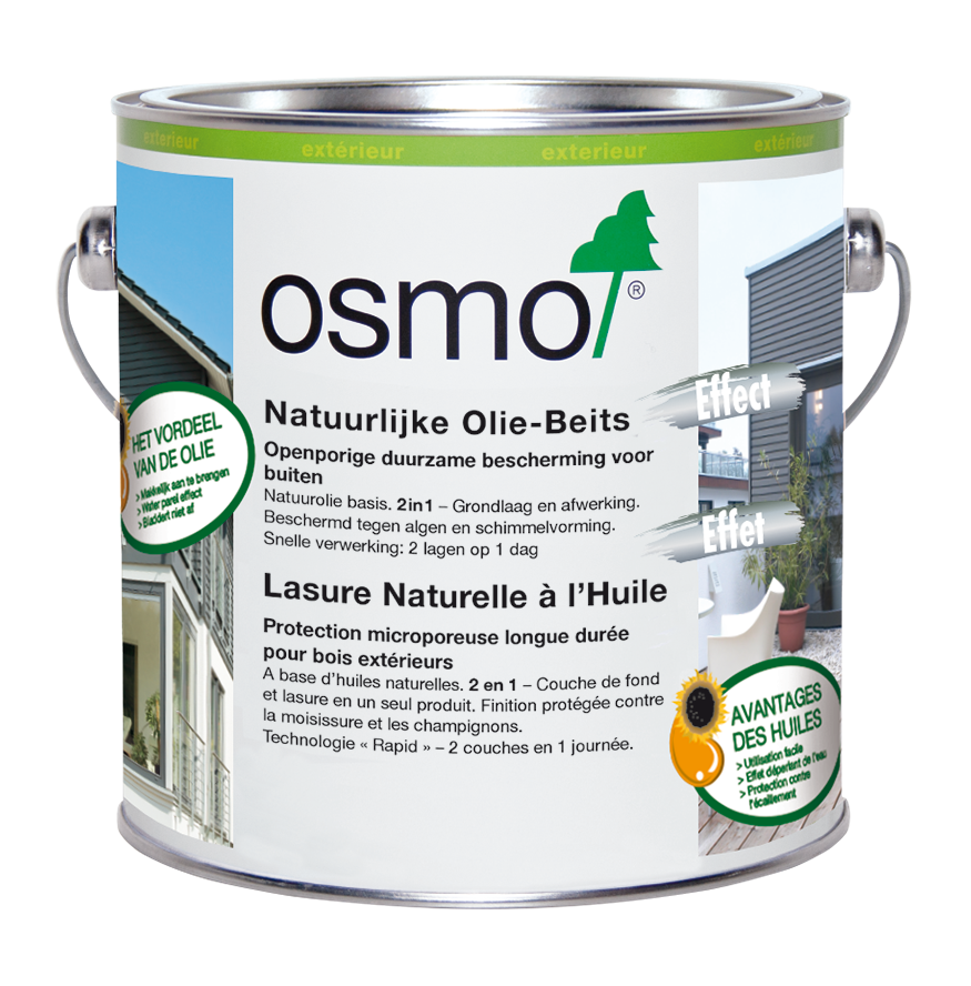 OSMO Natuurlijke Olie-Beits Mat 701 Transparant Mat 2,5 ltr