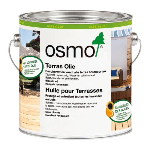 OSMO Terras Olie 16 Bangkirai olie donker 2,5 ltr