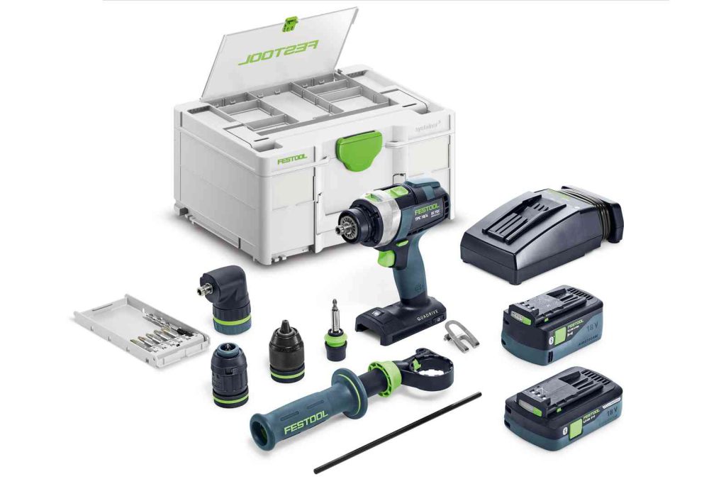 Festool Accu-klopboormachines QUADRIVE TPC 18/4 5,0/4,0 I-Set/XL 577622