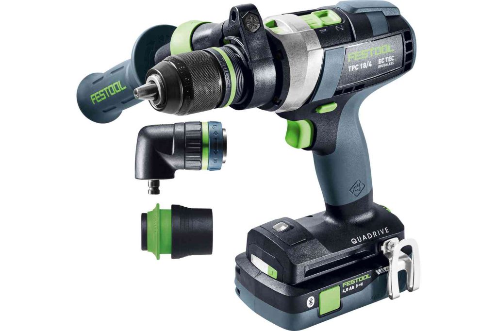 Festool Accu-klopboormachines QUADRIVE TPC 18/4 5,0/4,0 I-Set 577621