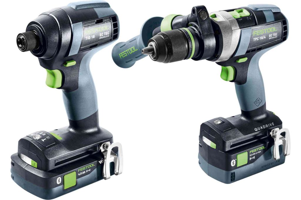 Festool Accu-slagschroevendraaier en Accu-schroefboormachineset TID 18 5,0/4,0-Set TPC 18/4 577654