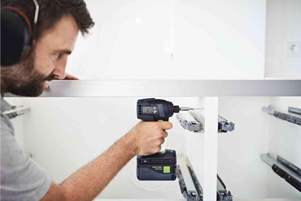Festool Accu-slagschroevendraaier en Accu-schroefboormachineset TID 18 5,0/4,0-Set TPC 18/4 577654