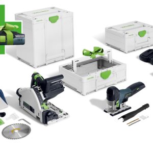 FESTOOL ACTIESET: Accu-comboset zagen TSC 55 K/PSC 420/TB M 137 578023