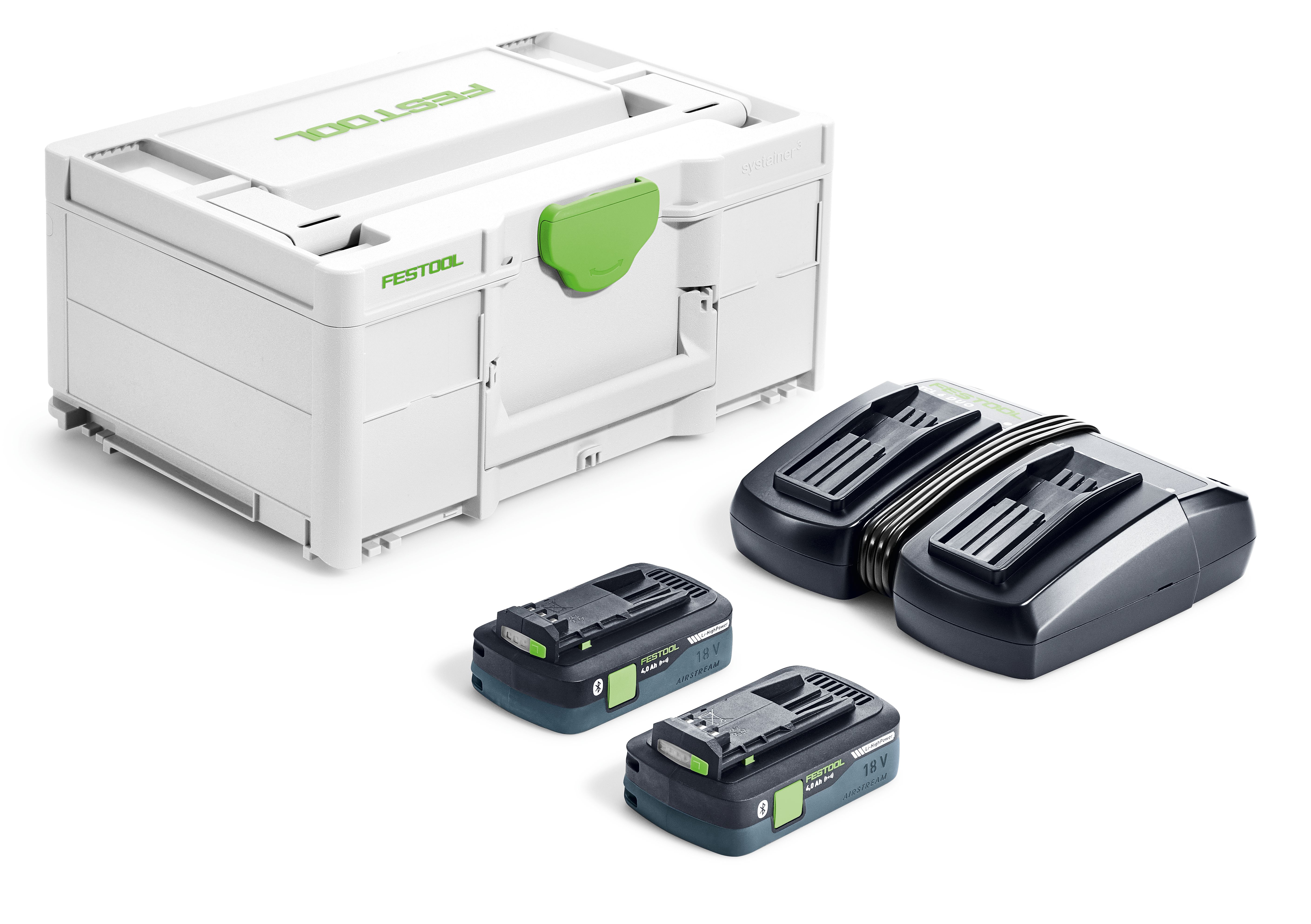 Festool Energie-set SYS 18V 2x4,0/TCL 6 DUO 577109