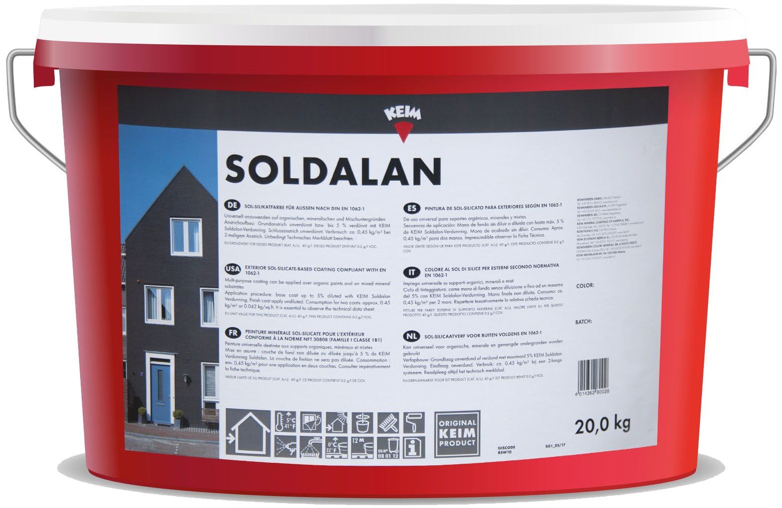 KEIM Soldalan ME 18 kg wit/RAL 9010 (2024)