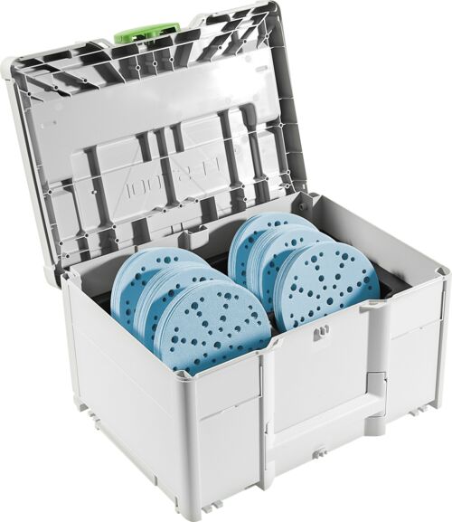 Festool SCHUURPAPIER GRANAT SYSTAINER³  SYS-STF D150 GR-Set 578192