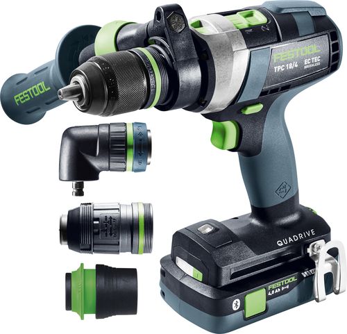 Festool Accu-klopboormachines QUADRIVE TPC 18/4 5,0/4,0 I-Set/XL 577622