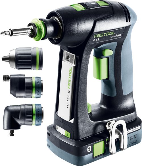 Festool Accu-schroefboormachine C 18 HPC 4,0 I-Set 577617 5 Festool Accu-schroefboormachine C 18 HPC 4,0 I-Set 577617