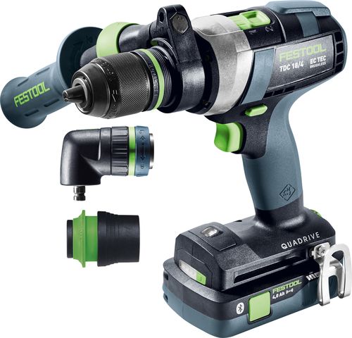 Festool Accu-schroefboormachine QUADRIVE TDC 18/4 5,0/4,0 I-Set 577612