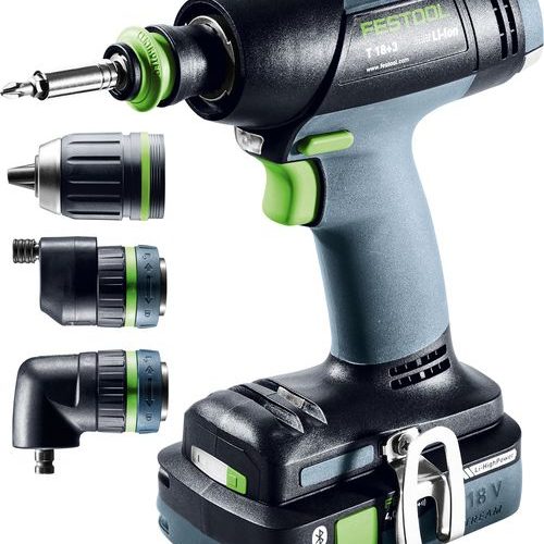 Festool Accu-schroefboormachine T 18+3 HPC 4,0 I-Set 577609