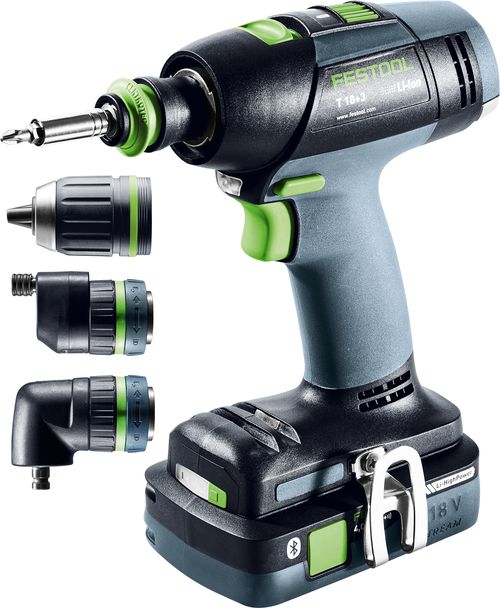 Festool Accu-schroefboormachine T 18+3 HPC 4,0 I-Set 577609
