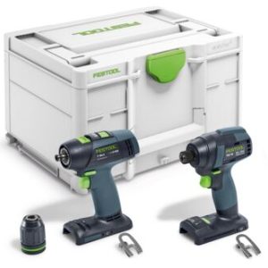 Festool Accu-slagschroevendraaier en Accu-schroefboormachineset TID 18 Basic-Set T18 578813