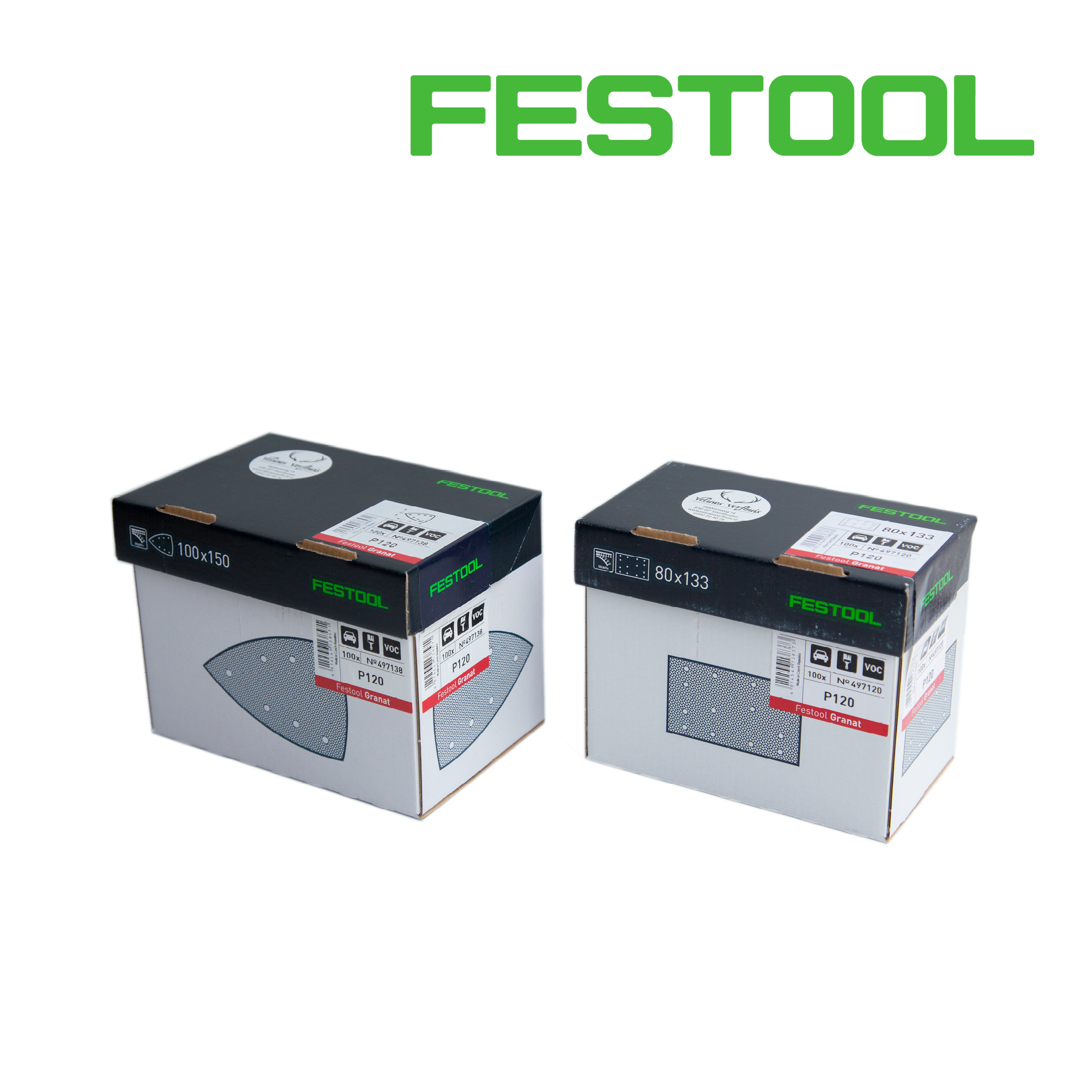 Festool Netschuurmateriaal Granat Net 80x133 P100 GR NET/50 203286