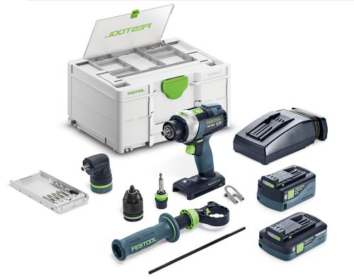 Festool Accu-klopboormachines QUADRIVE TPC 18/4 5,0/4,0 I-Set 577621