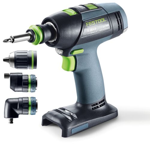 Festool Accu-schroefboormachine T18+3 Basic-Set 578828