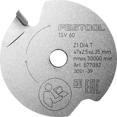 Festool Invalzaag met voorritsfunctie TSV 60 KEBQ-Plus 576730
